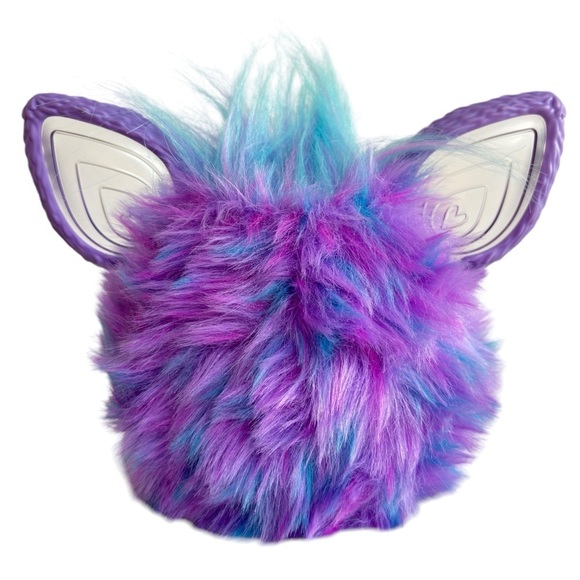 2023 Hasbro Furby Blue Purple Tie Dye  Plush Interactive Toy Tested No Box